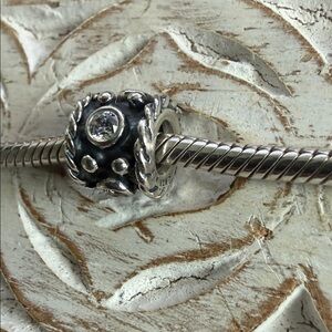 Pandora Oxy Crown Silver Charm